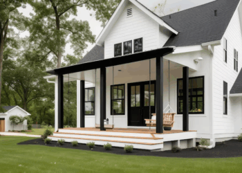 Captivating Title: Embracing the Elegance of Black Siding with White Trim